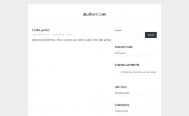 duziherb.com screenshot