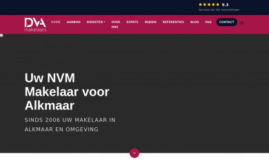 dvamakelaars.nl screenshot