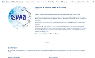 dvartsociety.com.au screenshot