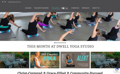 dwellyogastudio.com screenshot