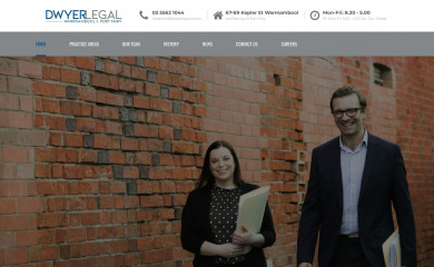 dwyerlegal.com.au screenshot