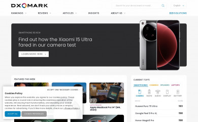 dxomark.com screenshot