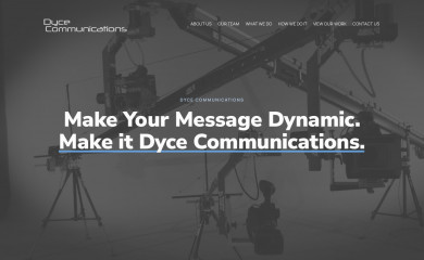 dycecommunications.com screenshot