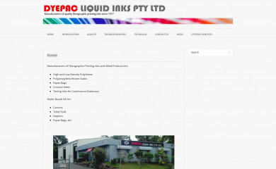 dyepac.com.au screenshot