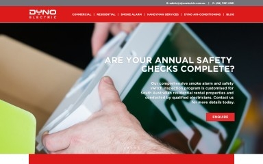 dynoelectric.com.au screenshot