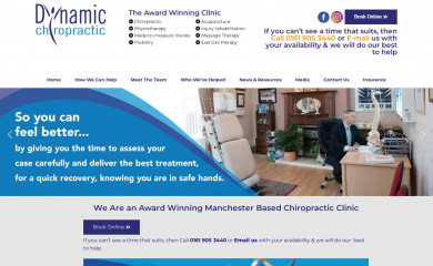 dynamicchiropractic.co.uk screenshot