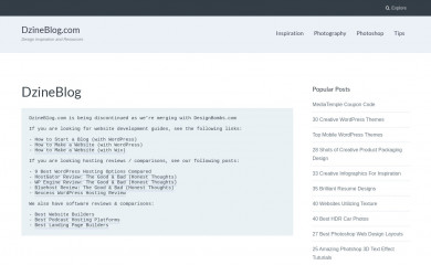 dzineblog.com screenshot