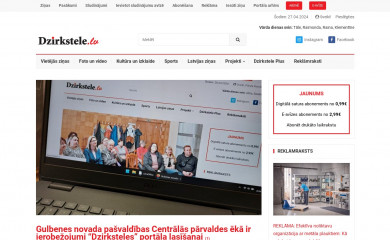 dzirkstele.lv screenshot