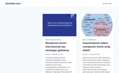 dzuhalah.com screenshot