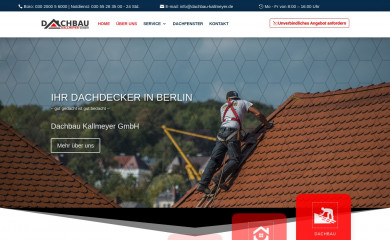 dachbau-kallmeyer.de screenshot