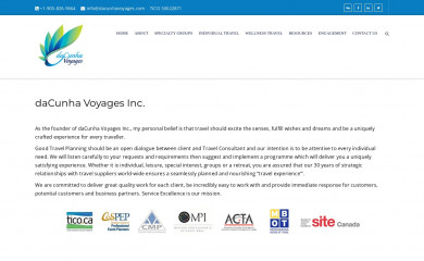 dacunhavoyages.com screenshot