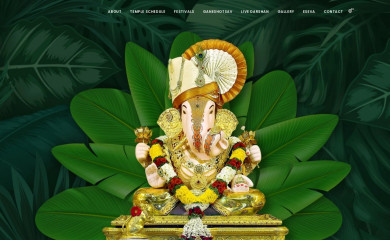 dagdushethganpati.com screenshot