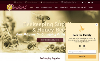 dadant.com screenshot