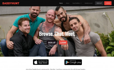 daddyhunt.com screenshot