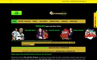daftarjudibola.online screenshot
