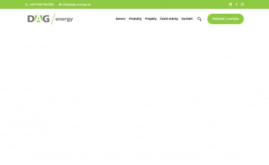 dag-energy.sk screenshot