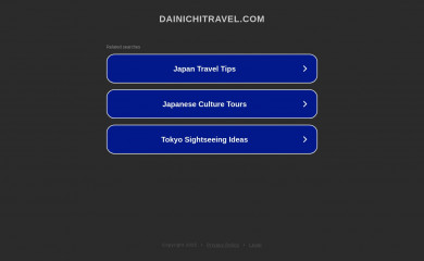 dainichitravel.com screenshot
