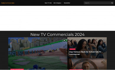 dailycommercials.com screenshot
