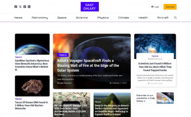 dailygalaxy.com screenshot