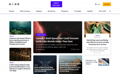 dailygalaxy.com screenshot