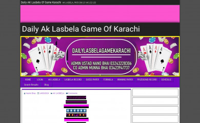 dailylasbelagamekarachi.com screenshot