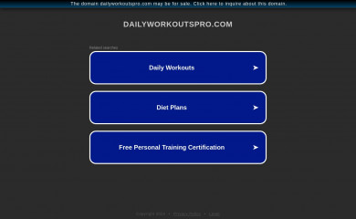dailyworkoutspro.com screenshot