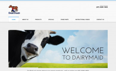 dairymaid.com.au screenshot