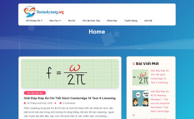 daotaokynang.org screenshot