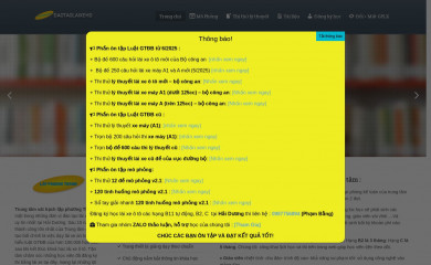 daotaolaixehd.com.vn screenshot