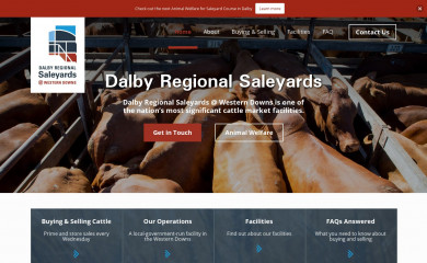 dalbyregionalsaleyards.com.au screenshot