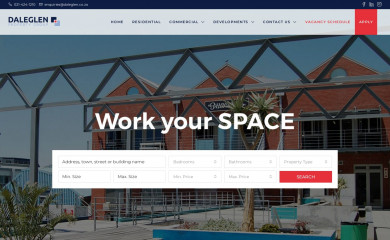 daleglen.co.za screenshot