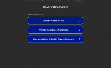 dalitvoice24.com screenshot