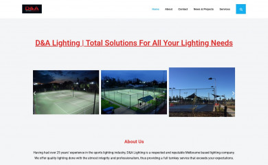 dalighting.com.au screenshot