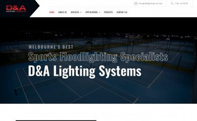 dalighting.com.au screenshot