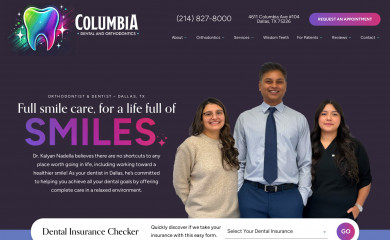 dallasdentalortho.com screenshot