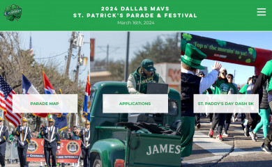 dallasstpatricksparade.com screenshot