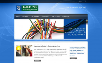 daltonselectrical.com.au screenshot