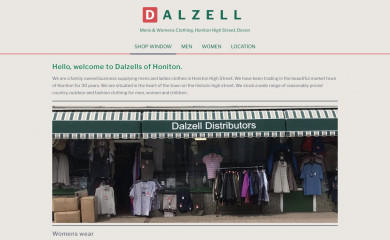 dalzelldistributors.co.uk screenshot