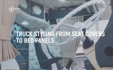 dama-truckinterior.com screenshot