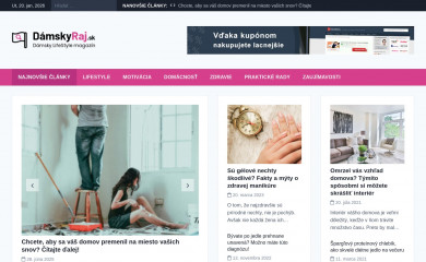 damskyraj.sk screenshot