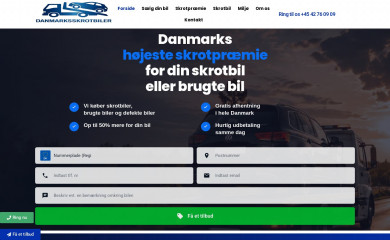 danmarksskrotbiler.dk screenshot