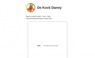 dannydekock.be screenshot