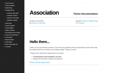 Association screenshot