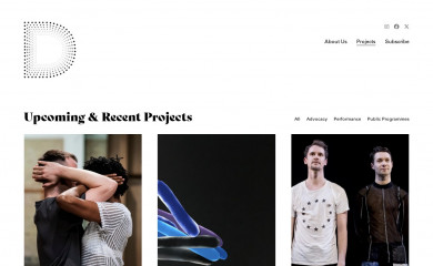 danceartfoundation.com screenshot