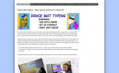 dancemattypingguide.com screenshot