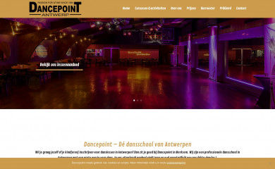 dancepoint.be screenshot