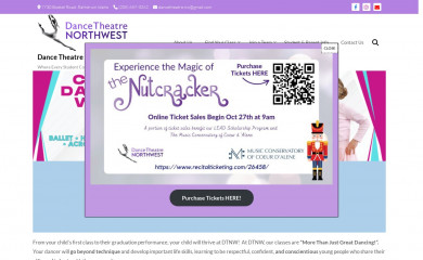 dancetheatrenw.com screenshot