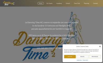 dancingtimemc.it screenshot