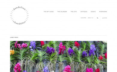 http://dandelionchandelier.com screenshot