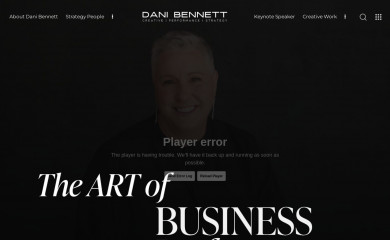 danibennett.com.au screenshot